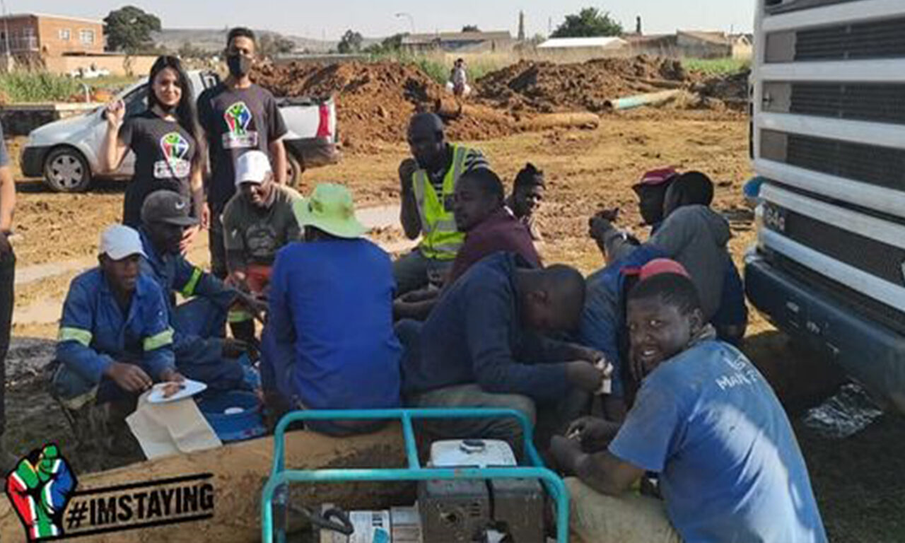 Feeding at Lenasia – Randwater workers (15/10/2021)