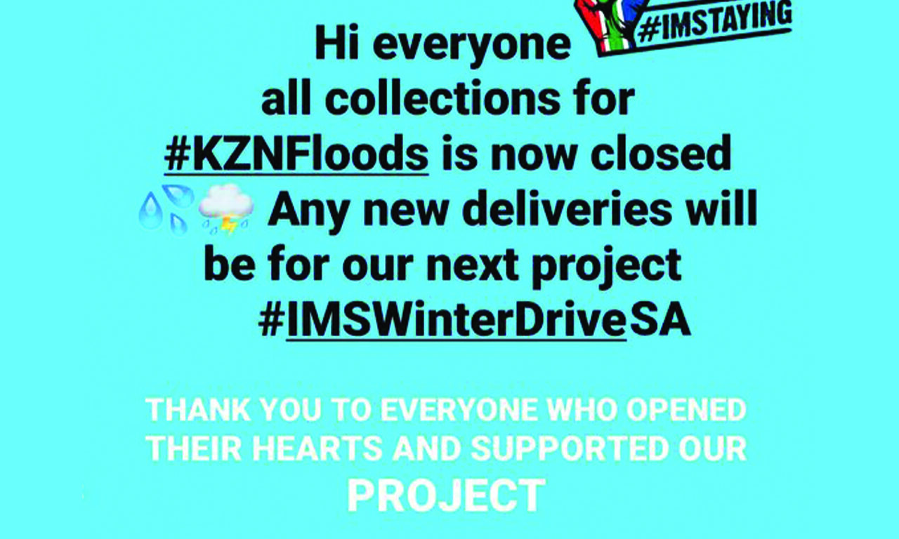 #IMSWINTERDRIVESA