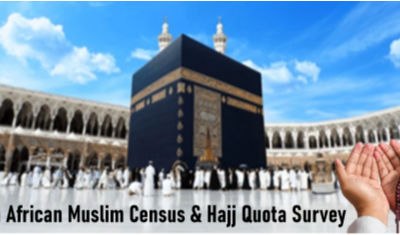 South African Muslim Census & Hajj Quota Survey #ImStaying Project