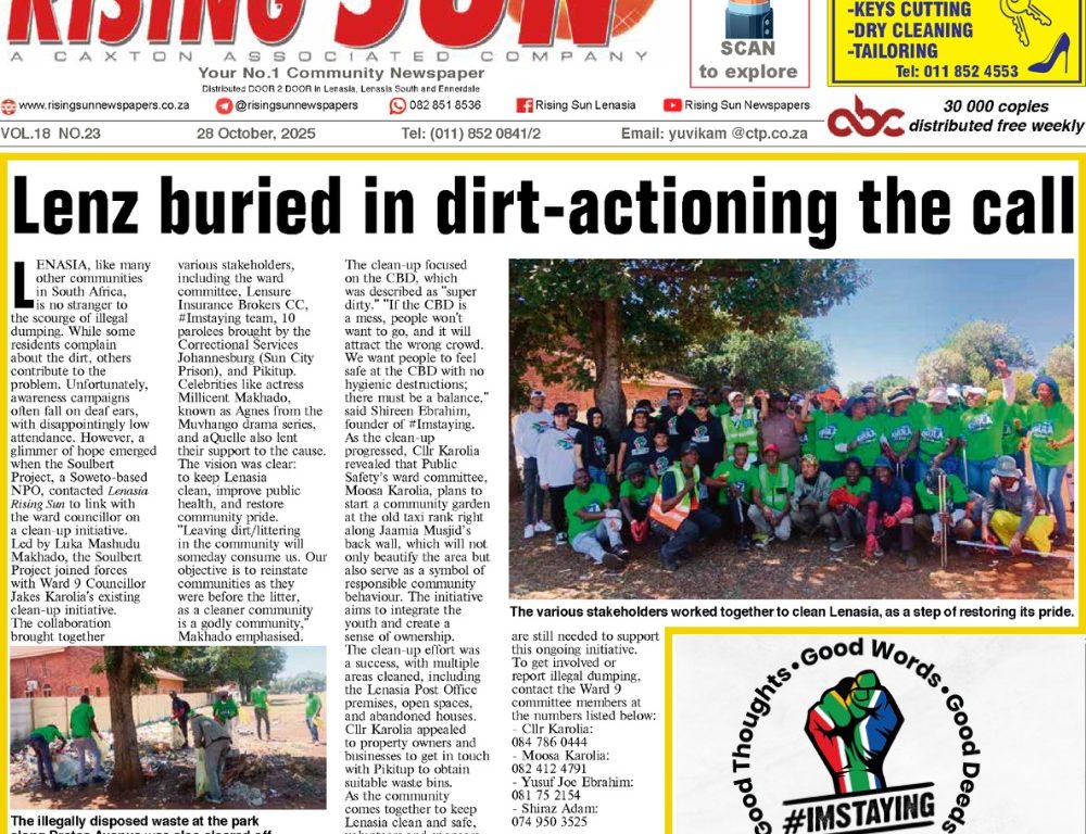 Lenasia Community Clean-Up