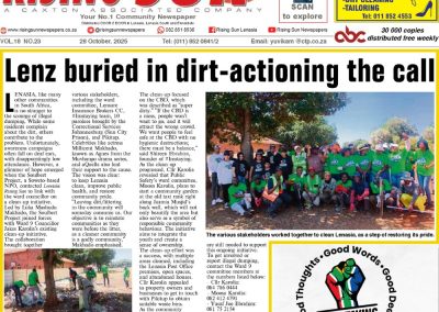Lenasia Community Clean-Up